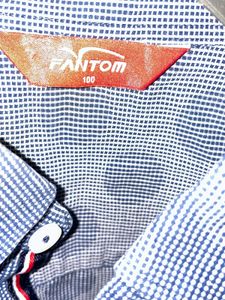 Stylish Blue Patterned Shirt