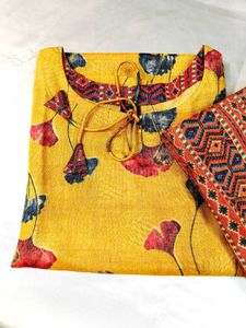 Floral Print Kurta Set