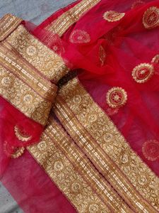 Lahinga FREE Size Full Embroidery Dupatta