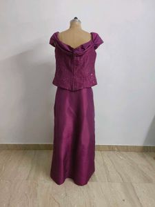 Elegant Purple Two-Piece Set