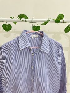 Striped Button-Down Shirt