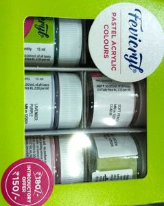 Fevicryl Pastel Acrylic Colours
