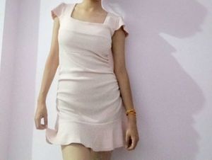 Peach Colour Dress.