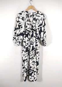 Gia Curves White Printed Dress (Women)