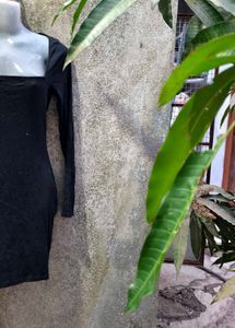 VN. Black Bodycon Mini Dress