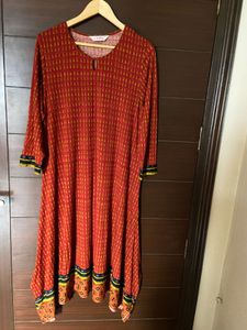 Elegant Ethnic Asymmetric hem Kurta (Biba)xxl