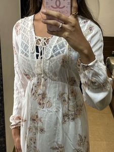 Free Size Floral Maxi Dress