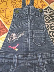 Girl&#39;s Denim Overalls