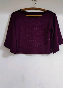 Relaxed Loose FitCrop Top