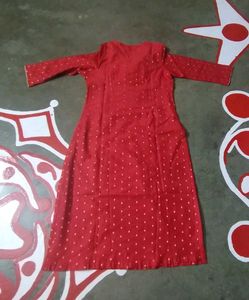 Biba Red Kurta/Kurti