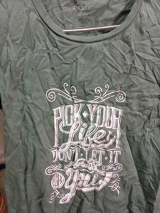 Cute Green Graphic Tee