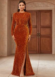 Elegant Sequin Gown