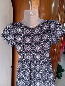 Patterned Mini Dress