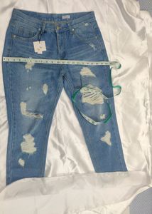 BRANDED Ribbed Denim Jeans 👖