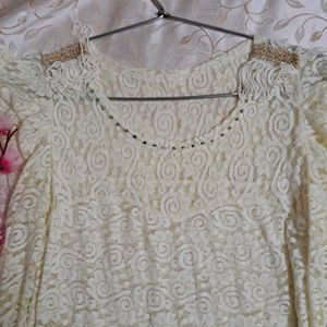 Korean Lace Top - Elegant &amp; Chic