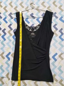 Black Lace Style Top