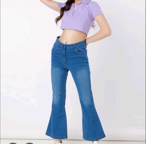Flared Denim Jeans