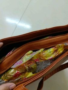 Beautiful Brown Handbag High Quality Material