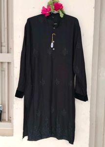 Elegant Black Kurta