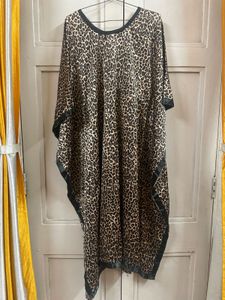 LEOPARD PRINT KAFTAN KURTI