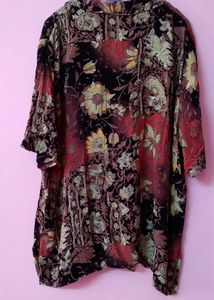 Vintage Italian Floral Shirt – Oversized Unisex✨