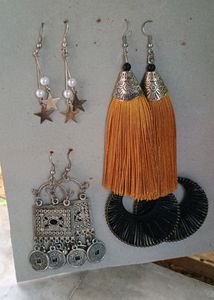 4 Pair Of Earrings