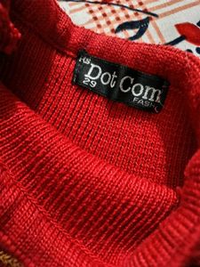 High neck sweater cum kurti