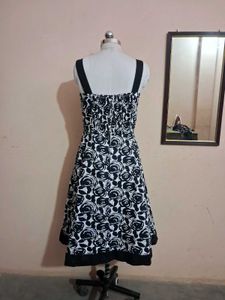 Black And White Floral Dress