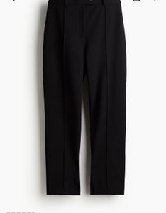 H&amp;M Black Straight Trousers
