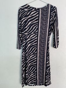 Chic Zebra Print Dress