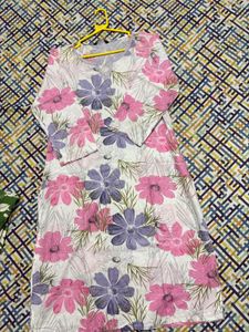 Floral Print Kurta
