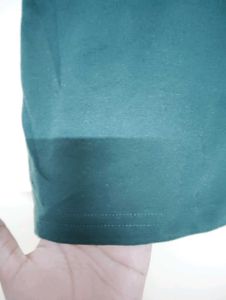 Dark Green Criss Cross T-Shirt