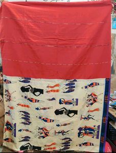 Premium NEW Kantha Saree with Uncut Blouse