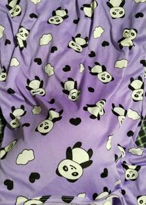 Cute Panda Print Pajama Set