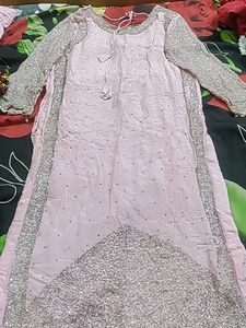 Elegant Pink Ethnic Gown