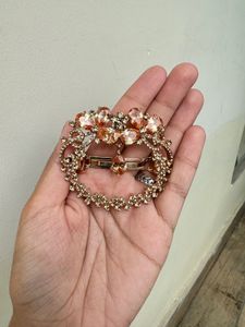American Diamond New Hair Clips Combo