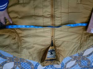 Cantabil Men Winter Mustard Jacket In L Size