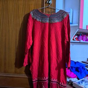 Red kurta