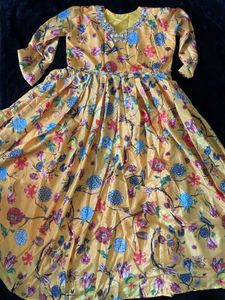 New Designer Stylist Gown With Full Flair