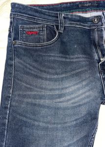 Dark Blue Denim Jeans