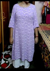 Lavender Kurta Or Kurti