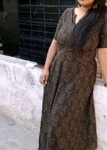 Black Colour Kurta Plazzo Set