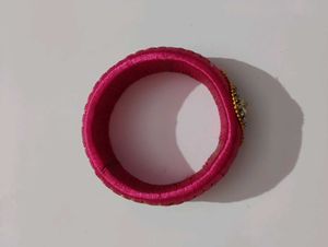 Pink Thread Bangle