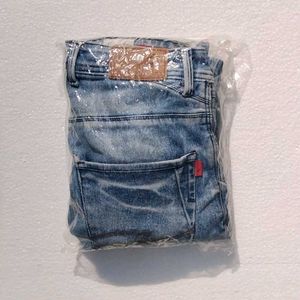 Blue Acid Wash Jeans