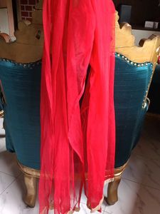 Red &amp; Gold Dupatta