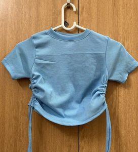 Blue Crop Top