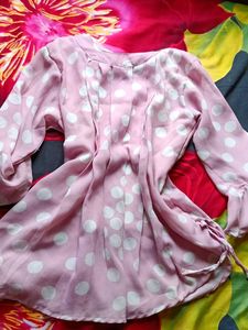 Pink Polka Dot Dress