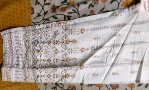 Off White Cotton Silk Kurta