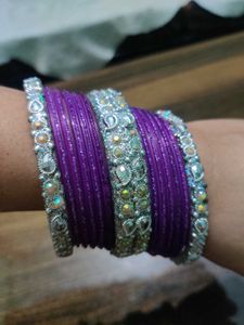 Purple Bangles Set