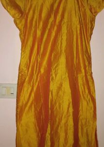 New Unused Gold Mustard Elegant Ethnic Kurta
